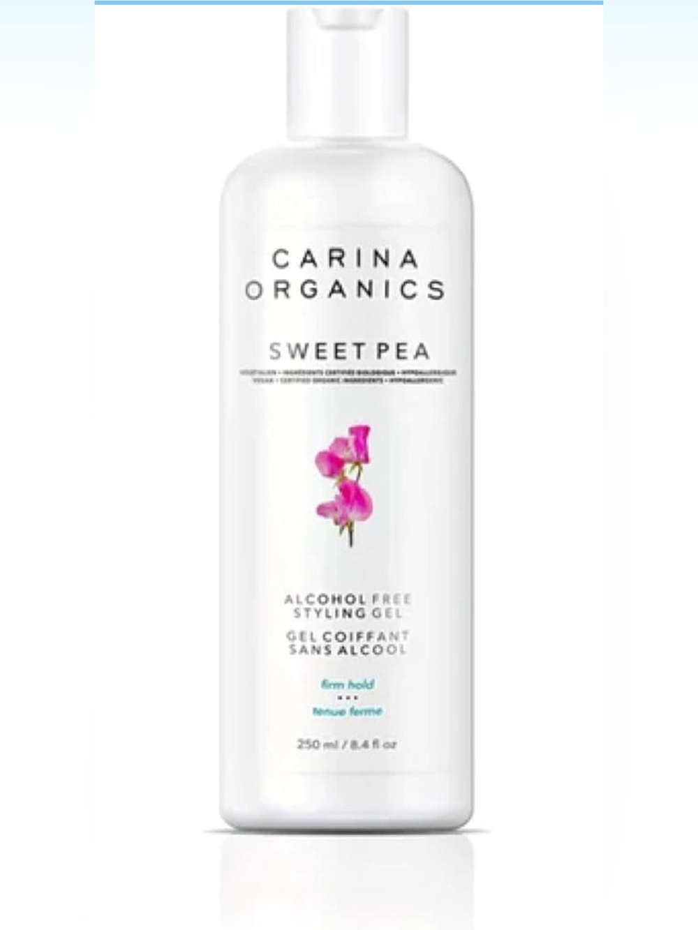 66. Carina Organics Pure and Natural Alcohol-Free Styling Gel